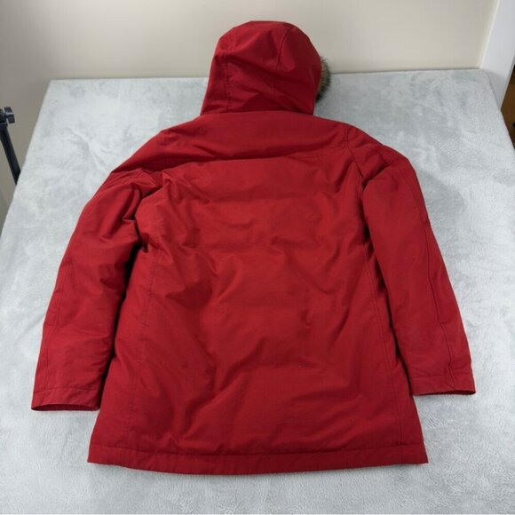 Uniqlo Ultra Warm Hybrid Down Parka Men's Size Medium with Fake Fur Hood 419992 - Picture 4 of 13